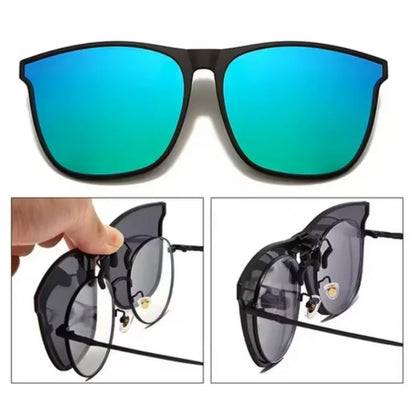Gafas Clip-On Polarizadas para Hombre | Fotocromáticas, Antirreflejo y Visión Nocturna