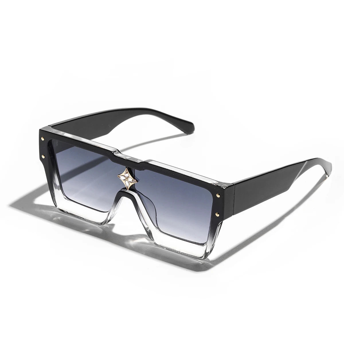 Gafas de Sol Retro Negras Millionaire | Lujo Cuadradas Unisex Hombre & Mujer 2025