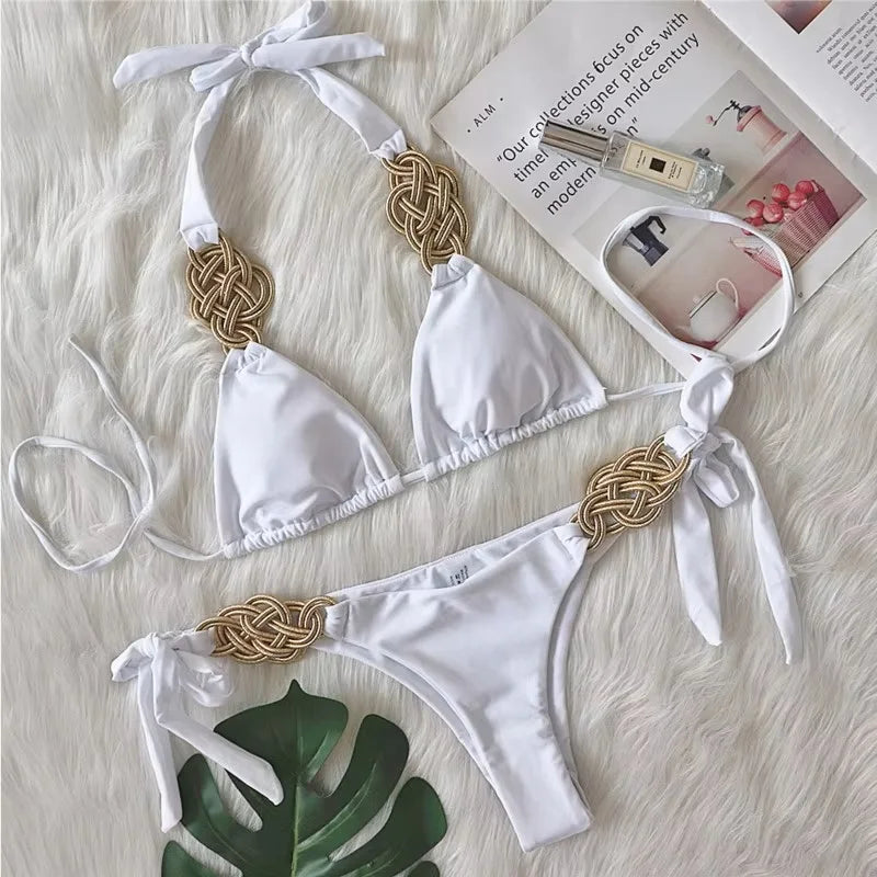 Bikini Sexy Mujer 2025 | Brasileño Push-Up Playa y Piscina