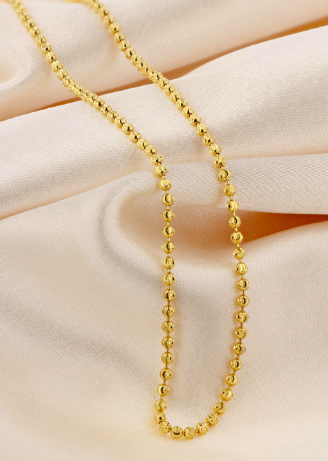 Cadena Militar para Mujer en Oro 18k